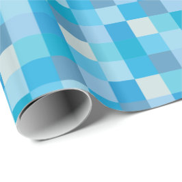 BlåttPixelated mönster Presentpapper