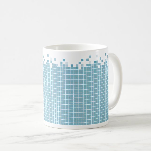 BlåttPIXELGeek Kaffemugg (Framsida höger)