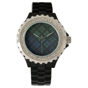 Blåttpläd Armbandsur