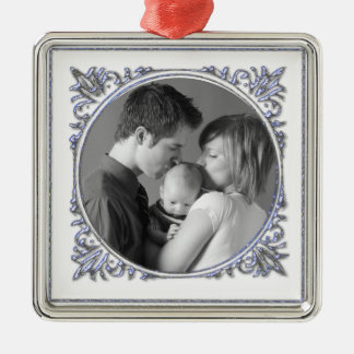 Blåttram Julgransprydnad Metall