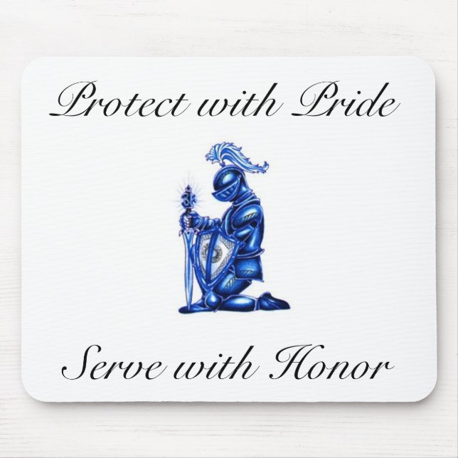 Blåttriddaremus mattor musmatta (Framsidan)