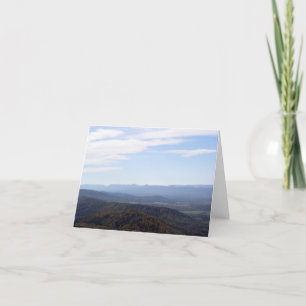 BlåttRidge berg Notecard Kort
