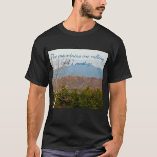 BlåttRidge berg VA landskap fotoet Shenandoah Tee Shirt