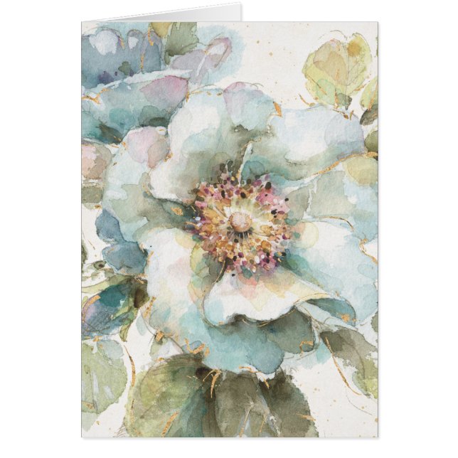 Blåttro Hälsningskort (Framsidan)