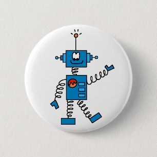 Blåttrobot Knapp