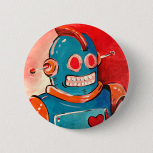 Blåttrobot Knapp