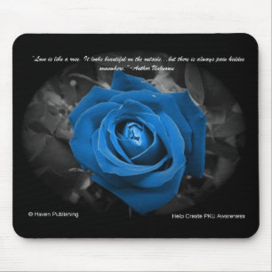 Blåttrocitationstecken Mousepad Musmatta