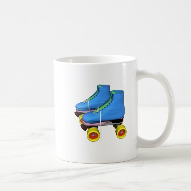 Blåttrullskridskor Kaffemugg (Höger)