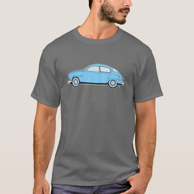 blåttsaab 96 t-shirt (Framsida)