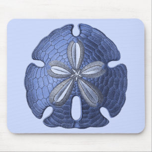 BlåttSanddollar Musmatta