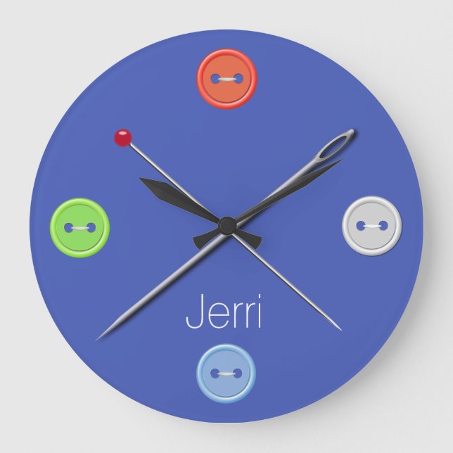 BlåttSeamstressväggen tar tid på Stor Klocka (Framsida)