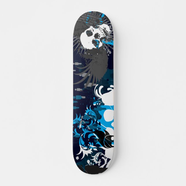 Blåttskalle Skateboard Bräda 20 Cm (Framsida)