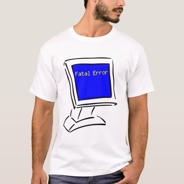 Blåttskärm T-shirt (Framsida)
