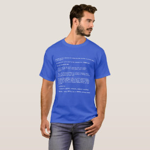 Blåttskärmen av död - bekläda designen t shirt