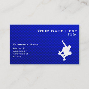 BlåttSkateboarding Visitkort