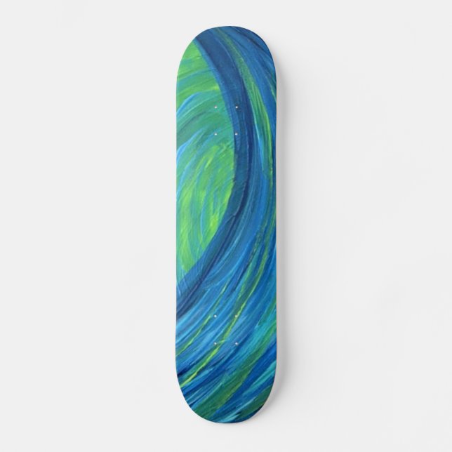 blåttskater skateboard bräda 20 cm (Framsida)
