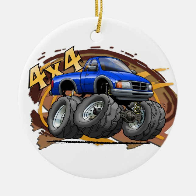 Blåttskogsvaktare Julgransprydnad Keramik (Framsidan)