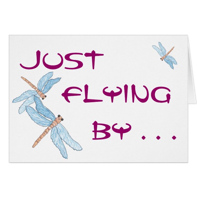 Blåttsländafluga By Hälsningskort (Framsidan Horizontal)