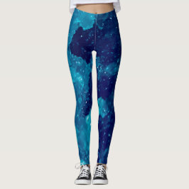 Blåttslushiedamasker Leggings