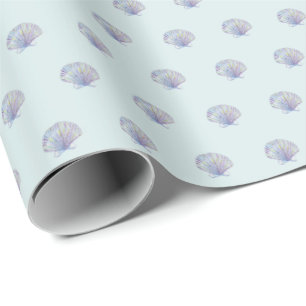 Blåttsnäckskal som slår in papper presentpapper