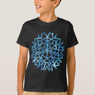 BlåttsnögubbeSnowflake Tee Shirt