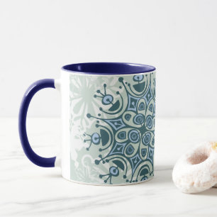 BlåttSnowflake Mugg
