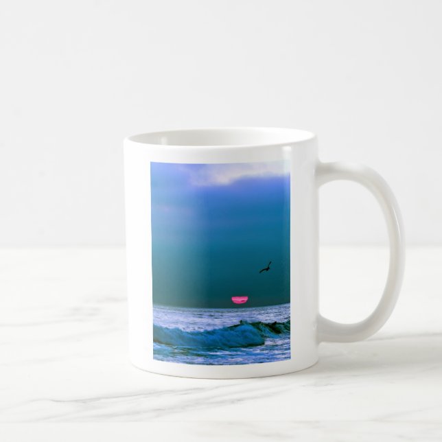 Blåttsolnedgång Kaffemugg (Höger)