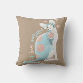 💛💙💛blåttSphynx 💛💙💛 Kudde