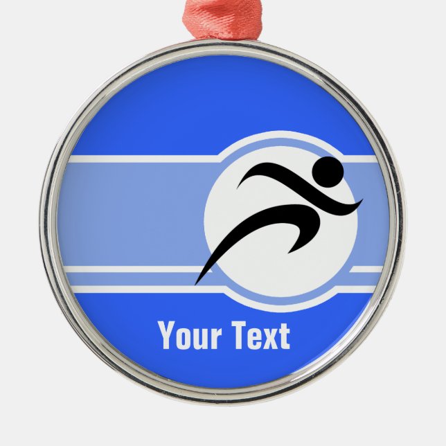 Blåttspring Julgransprydnad Metall (Framsidan)