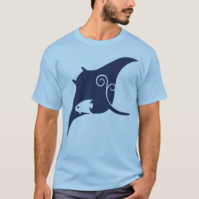 BlåttStingray Tee Shirt (Framsida)