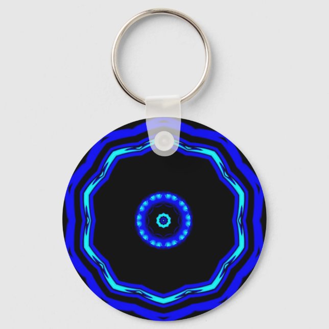 Blåttstjärna Keychain Nyckelring (Framsida)