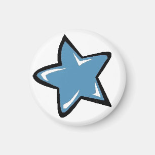 Blåttstjärna Magnet