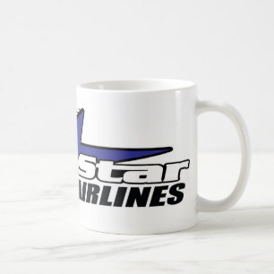 Blåttstjärnaflygbolag Kaffemugg