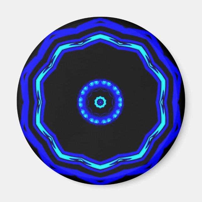 Blåttstjärnamagnet Magnet (Framsidan)
