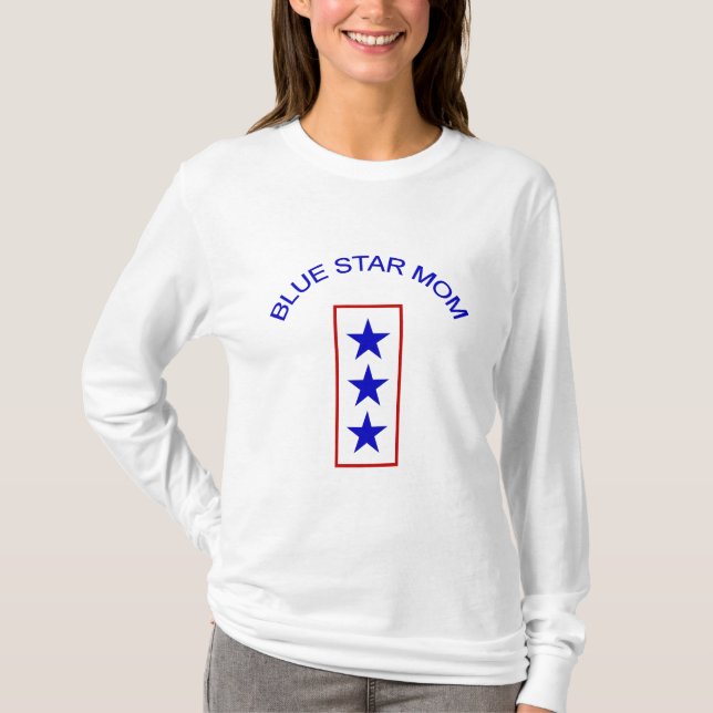 Blåttstjärnamamma 3 t-shirt (Framsida)