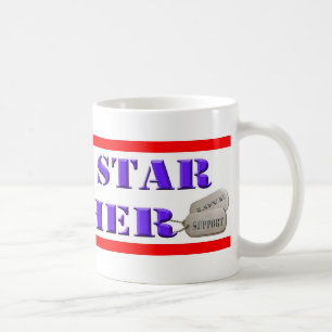 Blåttstjärnamor - 2 stjärnor kaffemugg