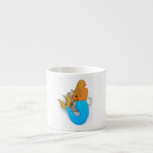 blåttsvansjöjungfru espressomugg