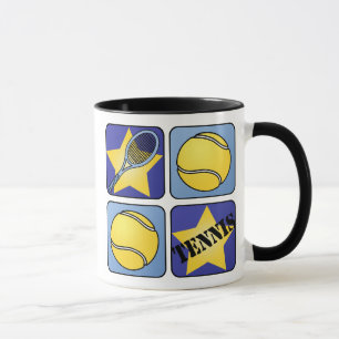Blåtttennis Mugg