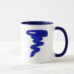 Blåtttornado Mugg