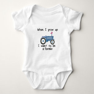 Blåtttraktor & anka. Jag önskar att vara en Tee Shirt