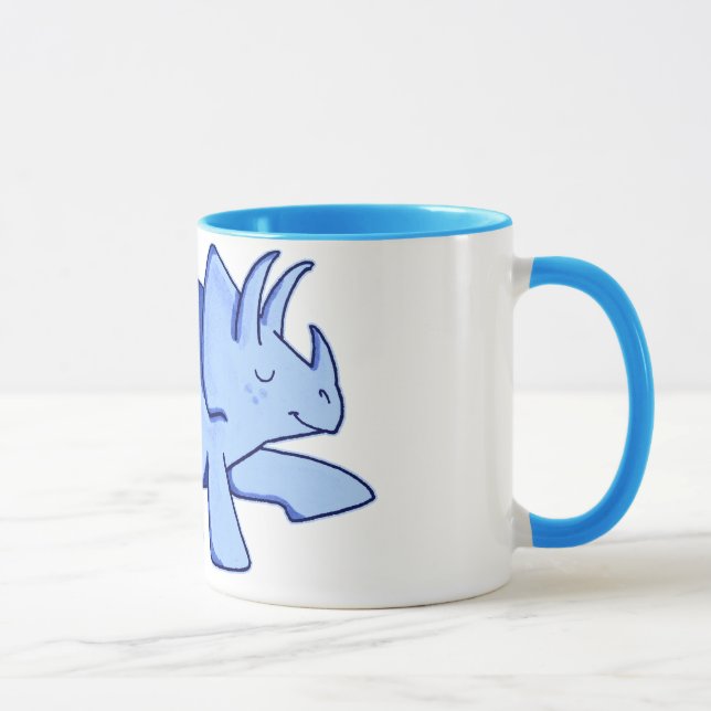 BlåttTriceratops Mugg (Höger)