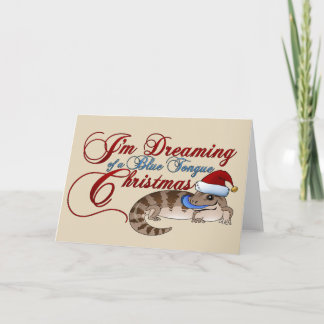 BlåtttungaSkink jul Helgkort