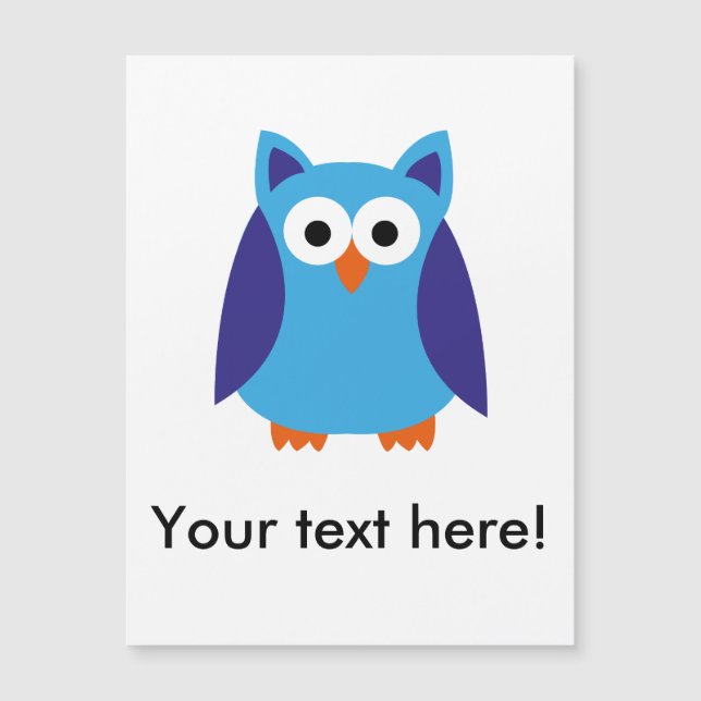 Blåttugglatecknad (Framsida)