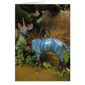 BlåttUnicorn Hälsningskort