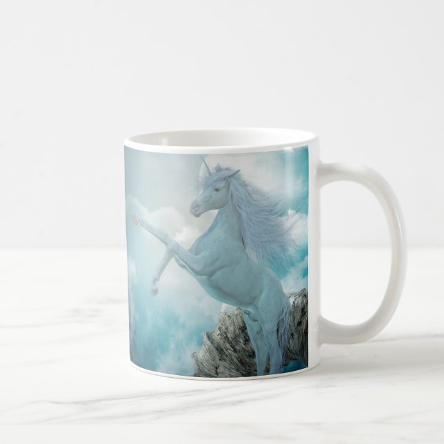 blåttunicorn kaffemugg (Höger)