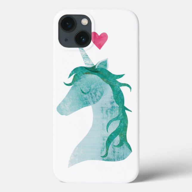 BlåttUnicornmagi med hjärta (Baksida)