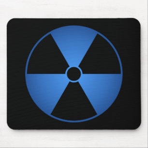 Blåttutstrålningssymbol Mousepad Musmatta