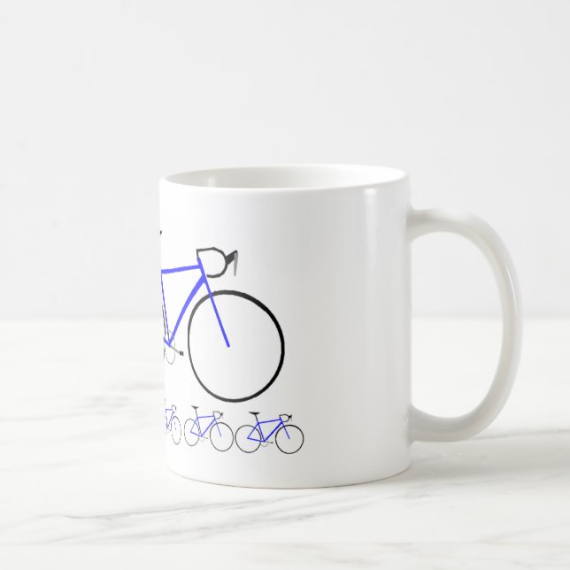 Blåttvägcykel Kaffemugg (Höger)