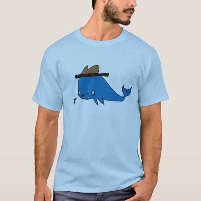 Blåttval T Shirt (Framsida)
