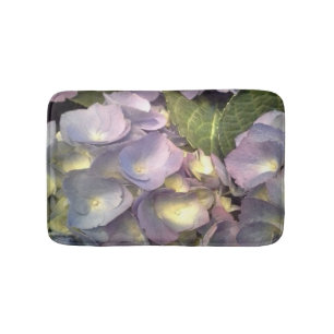 Blåttvanlig hortensia badrumsmatta